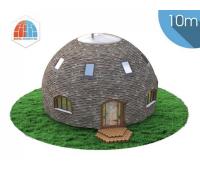 Видео Как построить купольный дом на 120м2 за 8 часов. Технология EasyDome